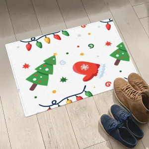 Merry Christmas With Gifts And Love Wishes Door Mat