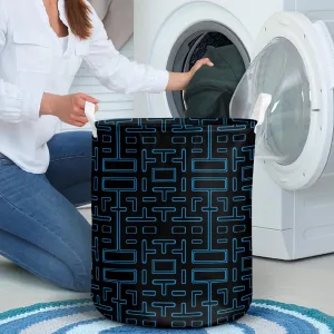 Seamless Background Vector Laundry Basket