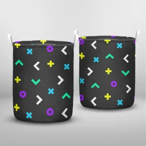 Gaming Elements Dark Pattern Design Including Laundry Basket